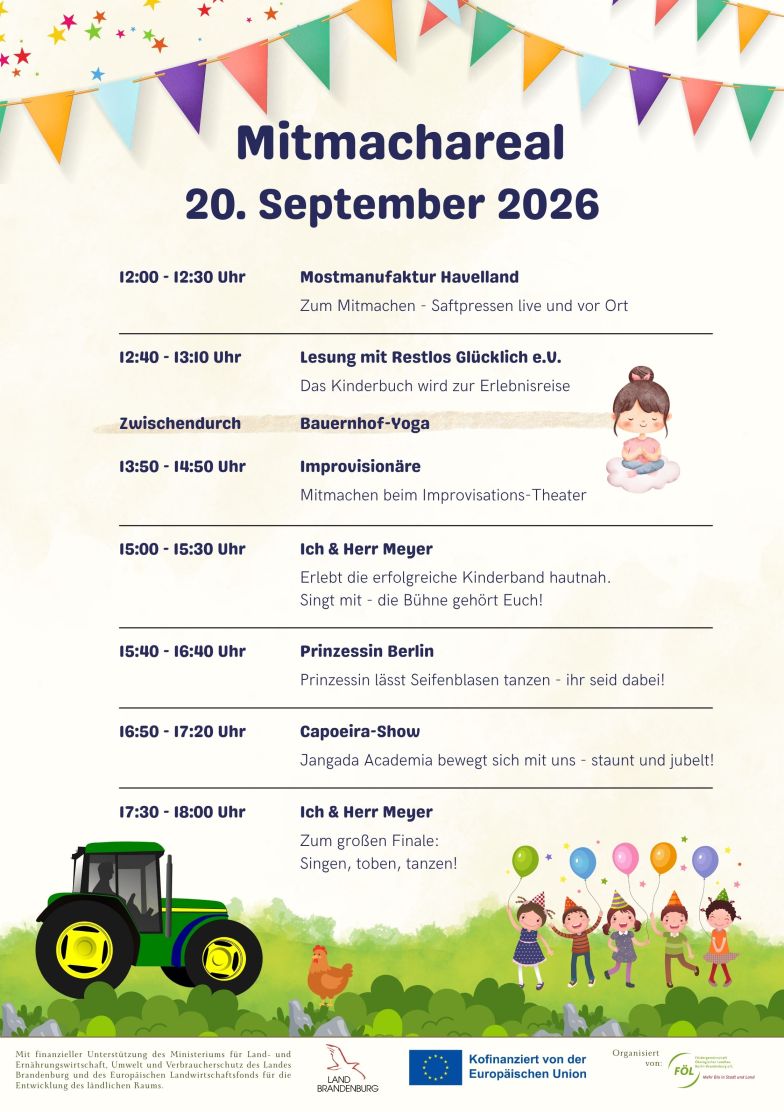 Buehnenprogramm Brandenburg BioFest